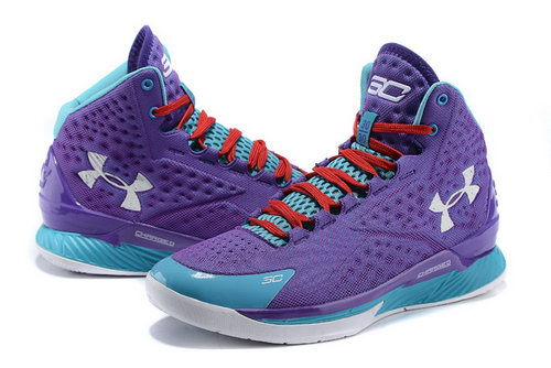 Mens Under Armour Curry One Purple Blue New Zealand
